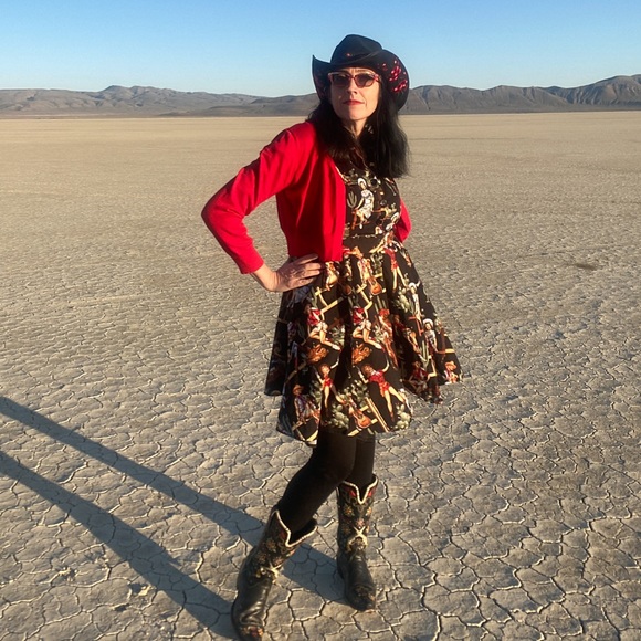 The Perfect Dress! Cowgirl Print - I designed this myself! - Picture 4 of 7